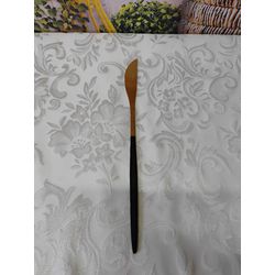 Faca Inox para Mesa Lyor Ópera Champanhe Preta 22 ... - Nath Crivelaro