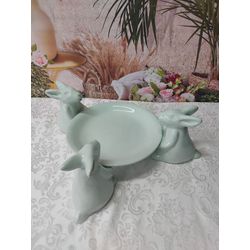 Boleira G com 3 Coelhos Verde BB 2488 - Bol3CoeVer... - Nath Crivelaro