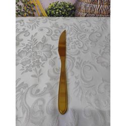 Faca para Mesa de Aço Inox Dourado Gastro 21,5 cm ... - Nath Crivelaro