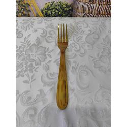 Garfo para Mesa de Aço Inox Dourado Gastro 19 cm 2... - Nath Crivelaro