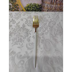 Garfo Inox para Mesa Ópera Champanhe Branco 22 cm ... - Nath Crivelaro