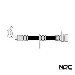 N47884 - FLEXIVEL FREIO DIANTEIRO DIREITO - 41570 - NDCPECAS