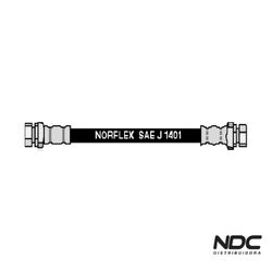 N47860 - FLEXIVEL FREIO TRASEIRO ESQUERDO - 41639 - NDCPECAS