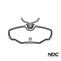 N42380SYL - SYL1082 PASTILHA FREIO - 34605 - NDCPECAS