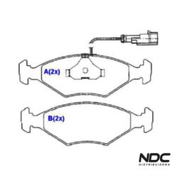 N42182SYL - SYL1190 PASTILHA FREIO - 34778 - NDCPECAS