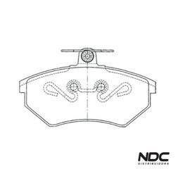 N42165SYL - SYL1040 PASTILHA FREIO - 34795 - NDCPECAS