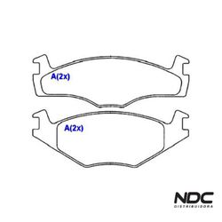 Pastilha Freio Golf Gl 1.8 95/98 - Polo Classic 1.... - NDCPECAS