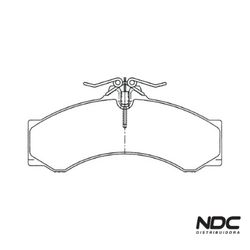 Pastilha Freio Sprinter Mb 310D 97/99-Sprinter Mb ... - NDCPECAS