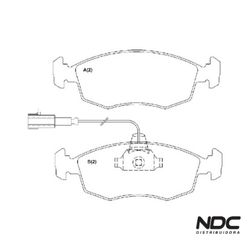 Pastilha Freio Stilo 1.8 Sportling 8V 07/05-10 - S... - NDCPECAS