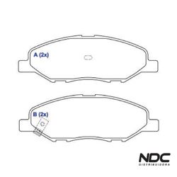 N47668SYL - SYL 3176 PASTILHA FREIO - 41257 - NDCPECAS