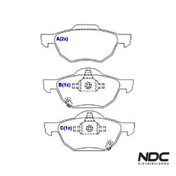 Pastilha Freio Accord Viii 2.0I Vtec 03/-(Dianteir... - NDCPECAS