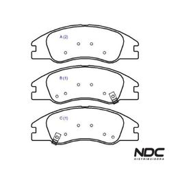 Pastilha Freio Cerato 1.6 Aut.-1.6 Mec.-2.0 Aut.-T... - NDCPECAS