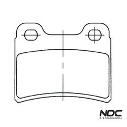 N47690SYL - SYL1238 PASTILHA FREIO - 41351 - NDCPECAS