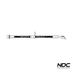 N47940 - FLEXIVEL FREIO DIANTEIRO ESQUERDO - 41446 - NDCPECAS