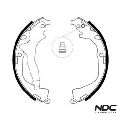 N48900 - JG PATINS FREIO - 42688 - NDCPECAS