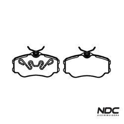 N50205SYL - SYL1237 PASTILHA FREIO - 44064 - NDCPECAS