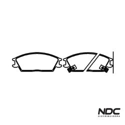 Pastilha Freio Hyundai Accent 1.3/ 1.5 94/...Ecell... - NDCPECAS