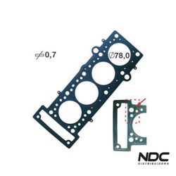 N57675NBASTOS - 141587ML JUNTA CABEÇOTE - 54958 - NDCPECAS