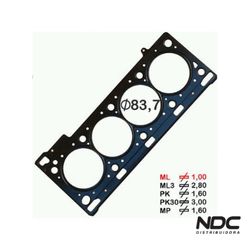 N57680NBASTOS - 1515108ML JUNTA CABEÇOTE - 54969 - NDCPECAS