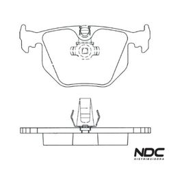 Pastilha Freio Bmw 725 Tds/728I/728Il/730D/730I/73... - NDCPECAS