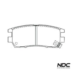 Pastilha Freio L-300 / L-400 2.5 Combi / Tdi Combi... - NDCPECAS