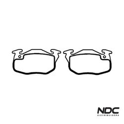 Pastilha Freio Zx 1.1 I 03-91/06-97/ Zx 1.4I 03-91... - NDCPECAS