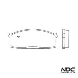 N53551SYL - SYL2178 PASTILHA FREIO - 50490 - NDCPECAS
