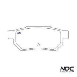 Pastilha Freio Accord 2.0 Ex Abs 87/89 Civic 1.6 I... - NDCPECAS