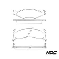 Pastilha Freio Sportage 94/97 Dianteiro Sistema Ke... - NDCPECAS