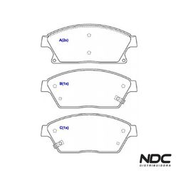 Pastilha Freio Tracker 1.8 16V 4X2 14/17 Tracker 2... - NDCPECAS