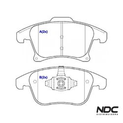 Pastilha Freio Novo Fusion 13/ Dianteiro Sistema F... - NDCPECAS