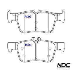 Pastilha Freio Novo Fusion 13/ Traseiro Sistema Fo... - NDCPECAS