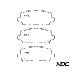 Pastilha Freio Accord 13/ Hr-V 1.5 16V 20/ Hr-V 1.... - NDCPECAS