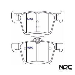 Pastilha Freio A3 Sportback 1.4 1.8 16V Tfsi 12/ N... - NDCPECAS