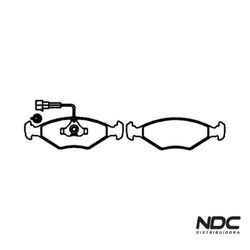 N57219SYL - SYL1193 PASTILHA FREIO - 53611 - NDCPECAS