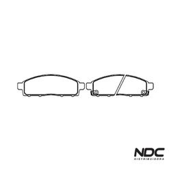 N42362ECO - ECO1420 PASTILHA FREIO - 53736 - NDCPECAS