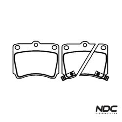 N42387ECO - ECO1315 PASTILHA FREIO - 53740 - NDCPECAS