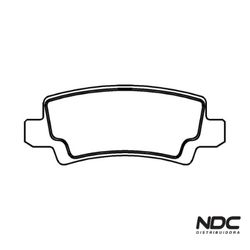 N50159ECO - ECO1211 PASTILHA FREIO - 53763 - NDCPECAS