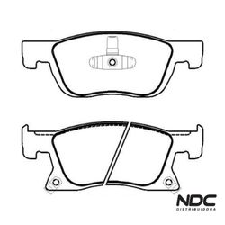 N54959ECO - ECO1576 PASTILHA FREIO - 55934 - NDCPECAS