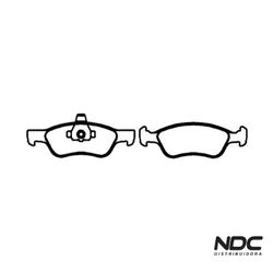 N54969ECO - ECO1008 PASTILHA FREIO - 55944 - NDCPECAS