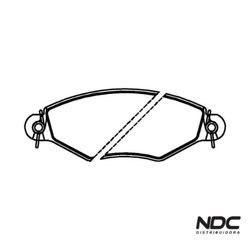N42243ECO - ECO1192 PASTILHA FREIO - 55952 - NDCPECAS