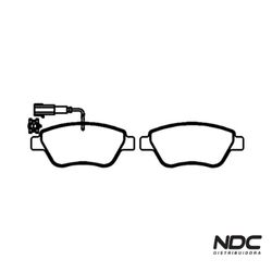 N42346ECO - ECO1086 PASTILHA FREIO - 55958 - NDCPECAS