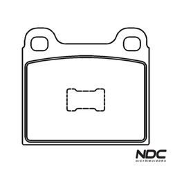 N42371ECO - ECO1052 PASTILHA FREIO - 55963 - NDCPECAS
