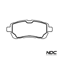 N50156ECO - ECO1520 PASTILHA FREIO - 53761 - NDCPECAS