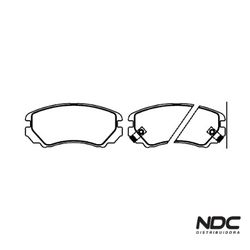 N42359ECO - ECO1388 PASTILHA FREIO - 55961 - NDCPECAS