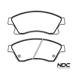 N50163ECO - ECO1498 PASTILHA FREIO - 55985 - NDCPECAS