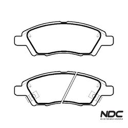 N50187ECO - ECO1521 PASTILHA FREIO - 55988 - NDCPECAS