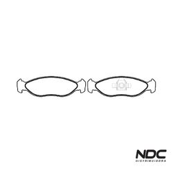 N47600ECO - ECO1453 PASTILHA FREIO - 53743 - NDCPECAS