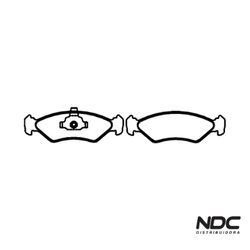 N50152ECO - ECO1232 PASTILHA FREIO - 53759 - NDCPECAS