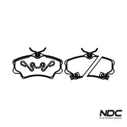 N50175ECO - ECO1156 PASTILHA FREIO - 53775 - NDCPECAS